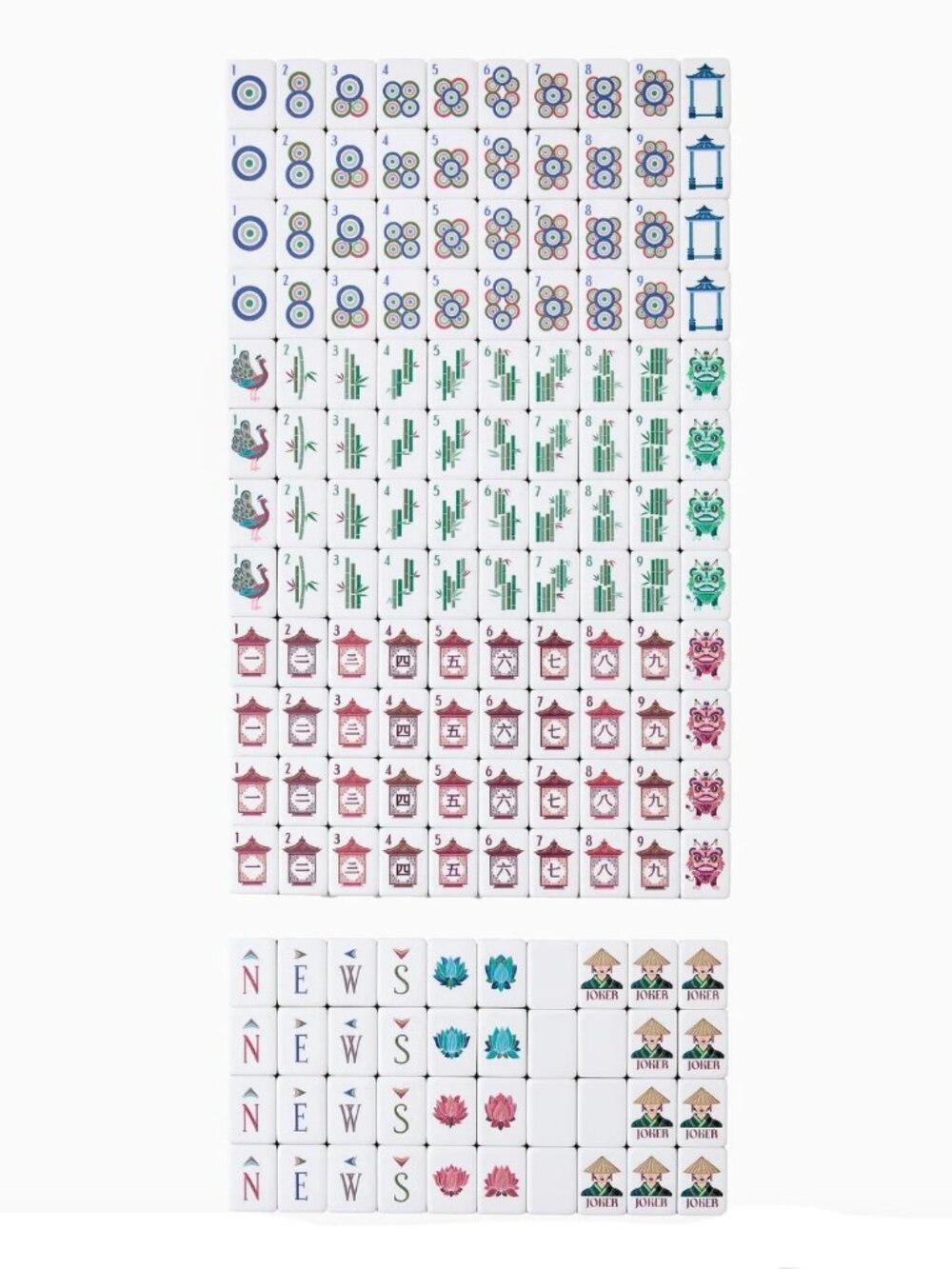 Oh My Mahjong DRAKE Tile Set Mah Jong NEW In Box Sealed Mahjong Tiles SOLD OUT